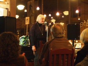 Nicole Foss at the Cornerstone Cafe