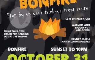 Fernwood Halloween Bonfire 2014