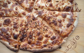 Pizza at the Cornerstone Cafe