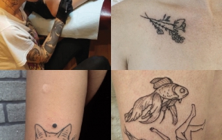 Cate Webb & Black Cat Tattoo