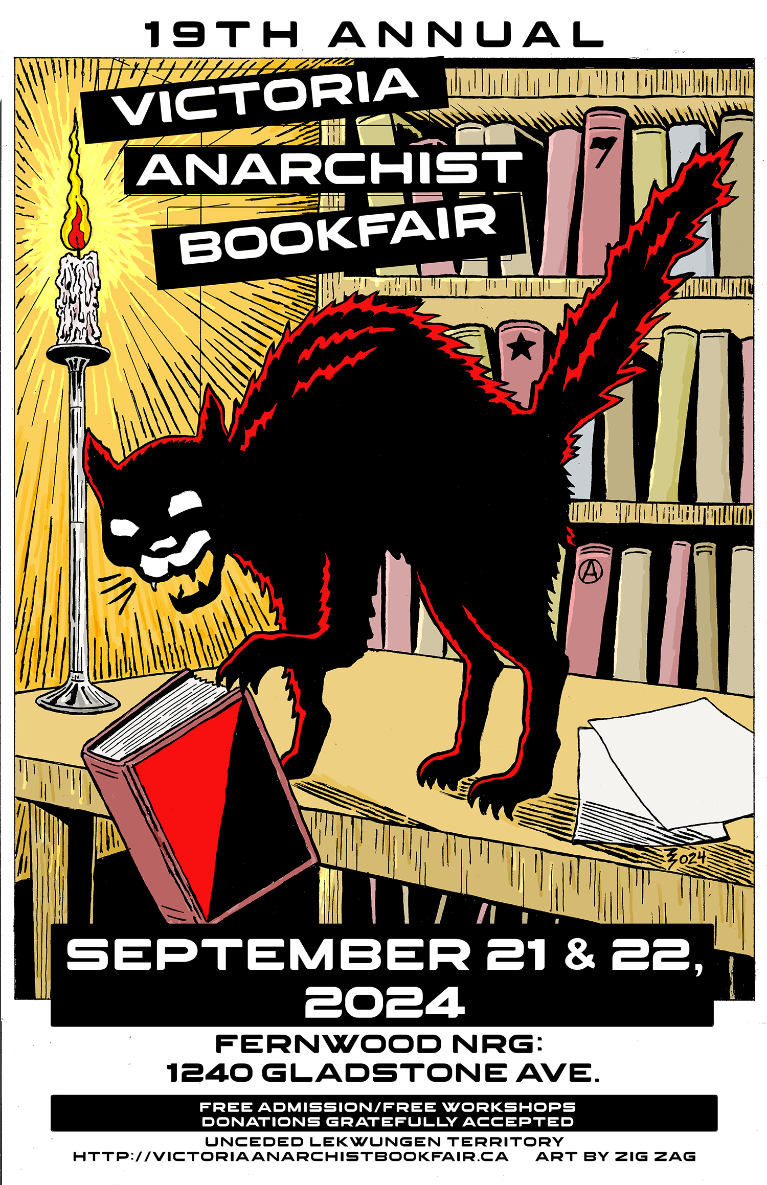 Fernwood NRG Victoria Anarchist Book Fair September 21 22 2024