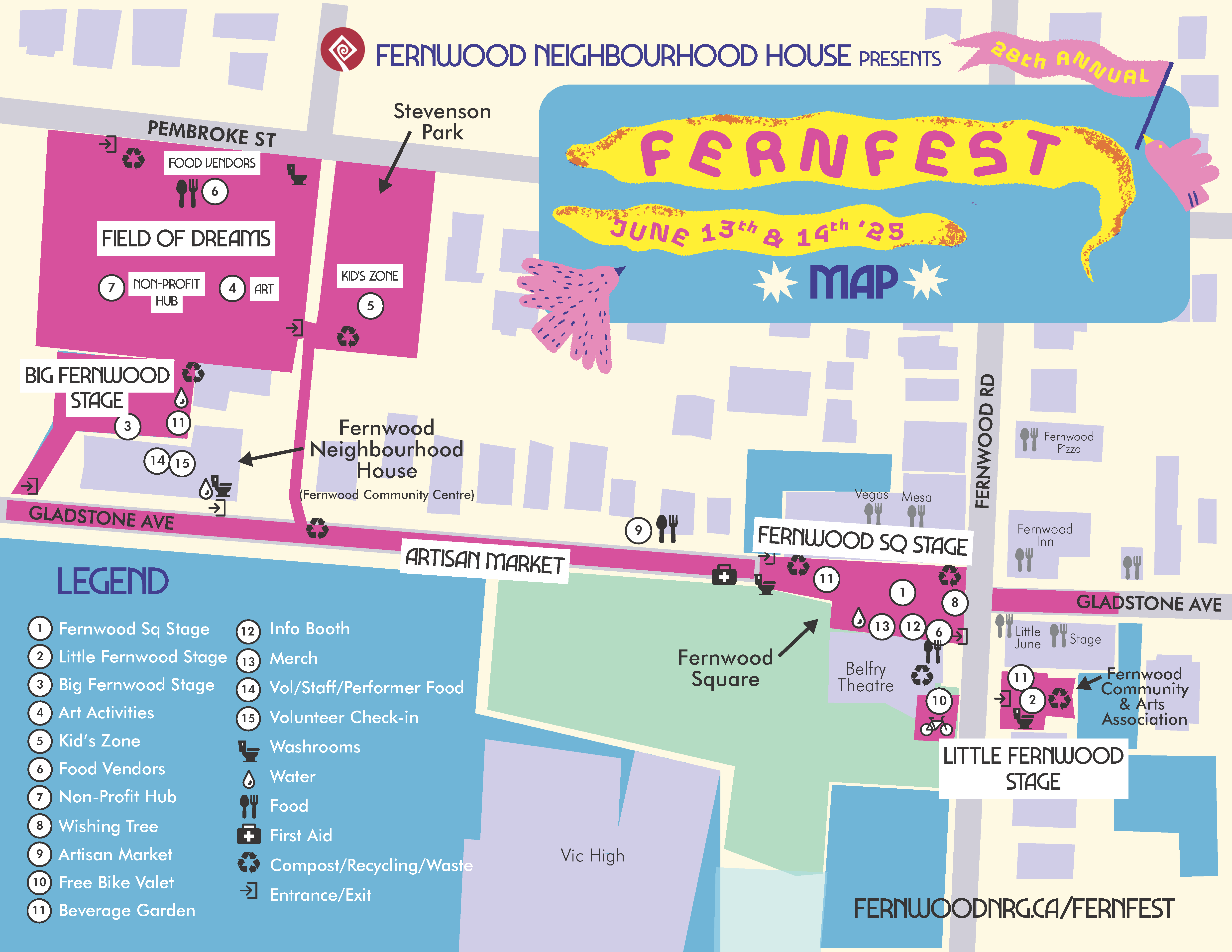 FernFest Map 2025