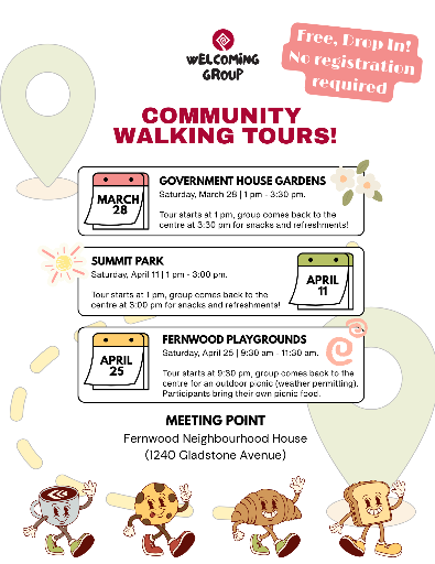 Welcoming Group walking tour poster