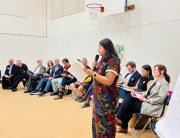 Candiadates seated at the VUFT all candidates event